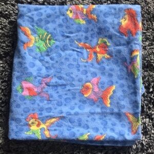 Kindergarten Nap Mat Cover – Fish Themed 🐠💙